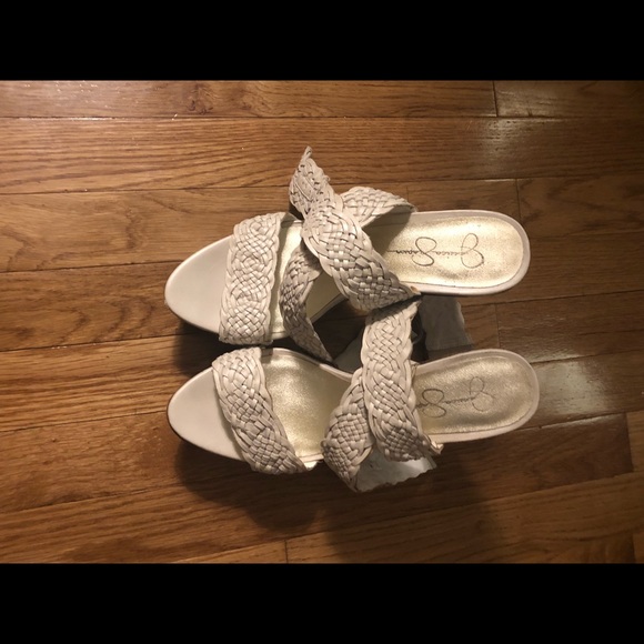 🔥 NWOB Jessica Simpson White platform sandals 🔥 - Picture 3 of 5